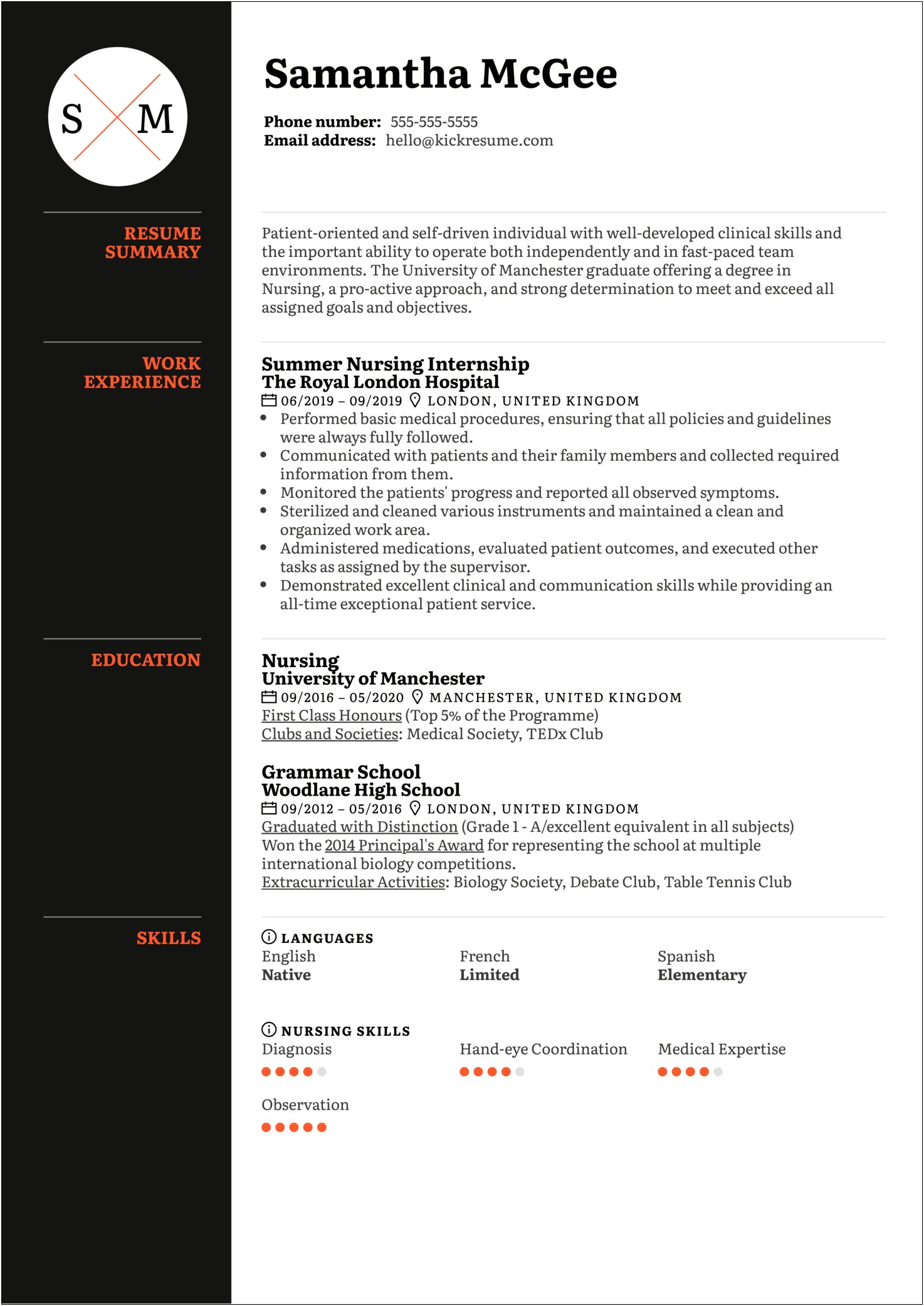 Pediatric Nurse Job Description For Resume