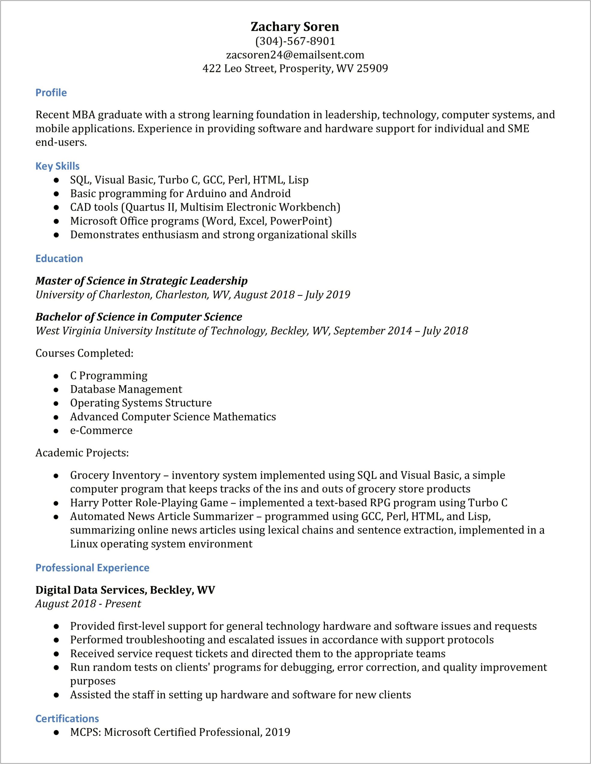 Perl Resume Sample For 10 Years Experience