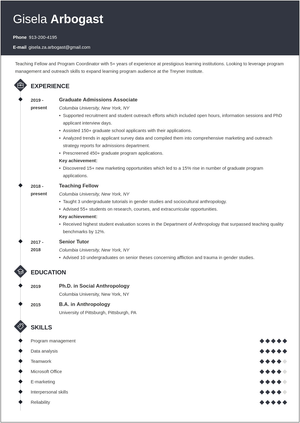 Phds Get Hired Industrial Resume Template