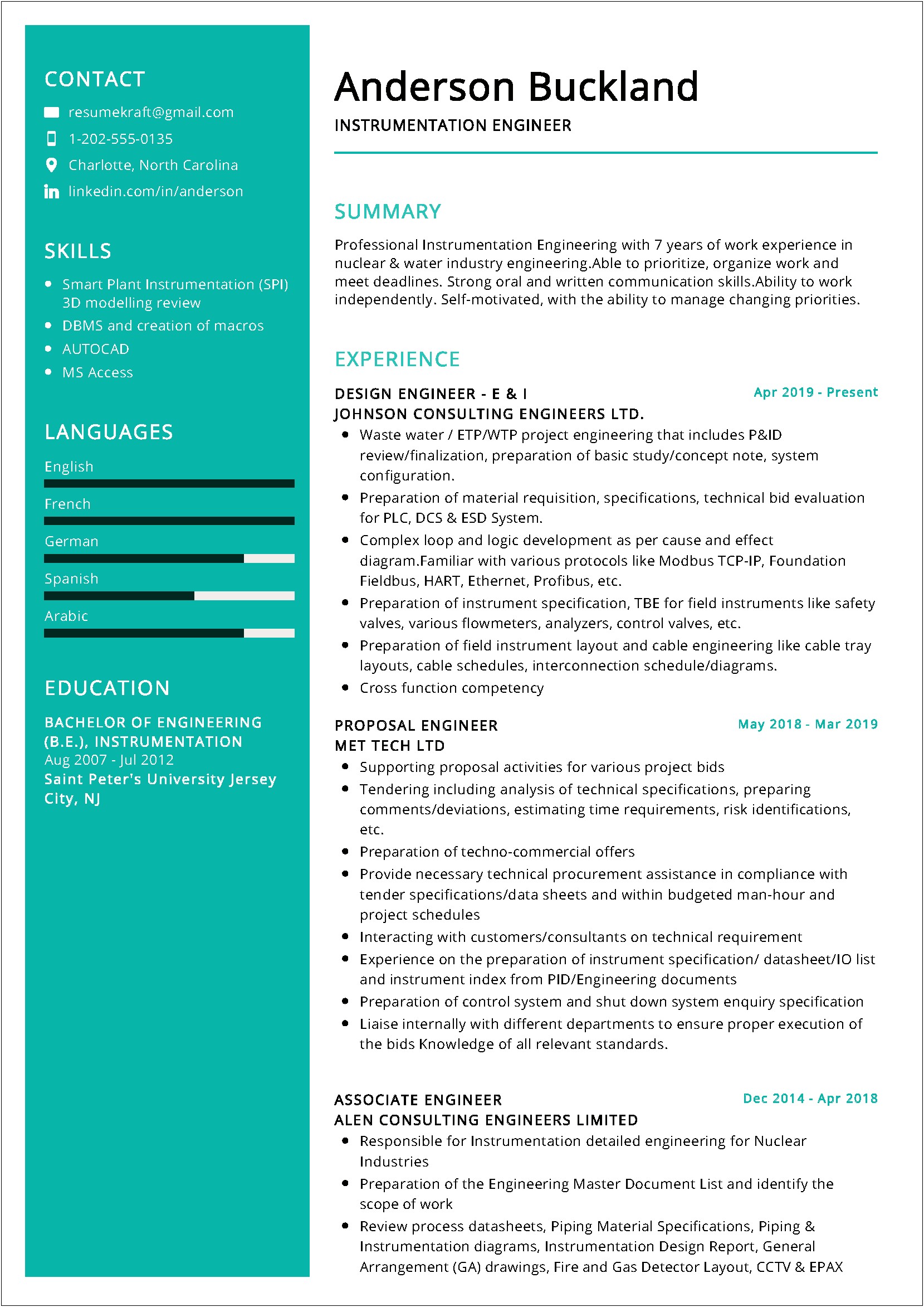 Piping Foreman Resume Word Format Download