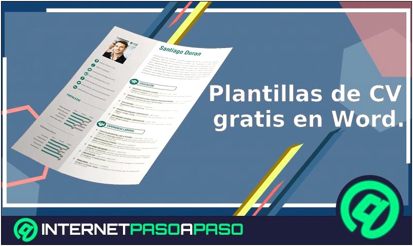 Plantillas En Word De Resume Gratis