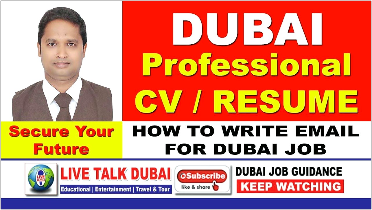 Post Resume For Jobs In Dubai