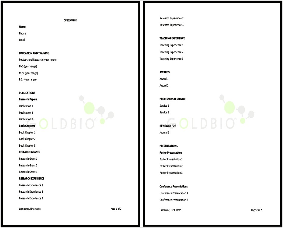 Presentation Where To Put In Resume