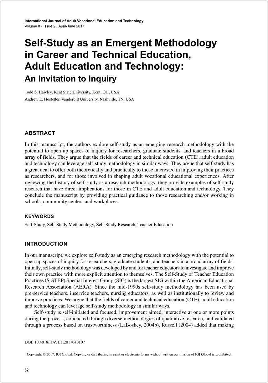 Printable Resume Objective For A Adult Education