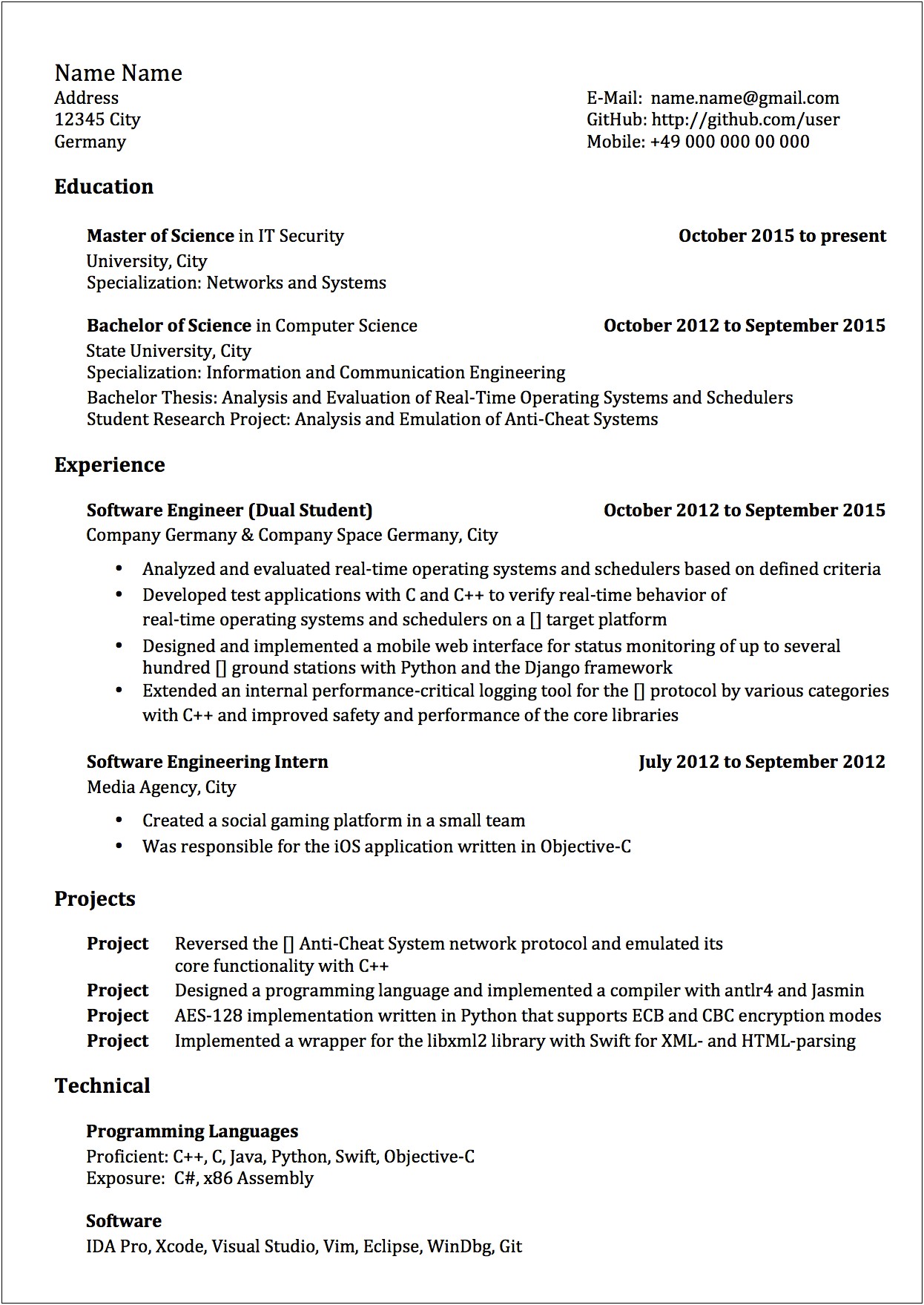 Product Manager Resume Template Reddit Cscareerquestions
