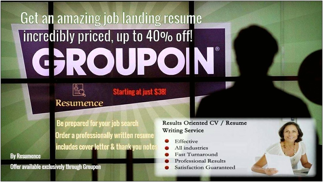 Profession Resume And Cover Letter Service Groupon