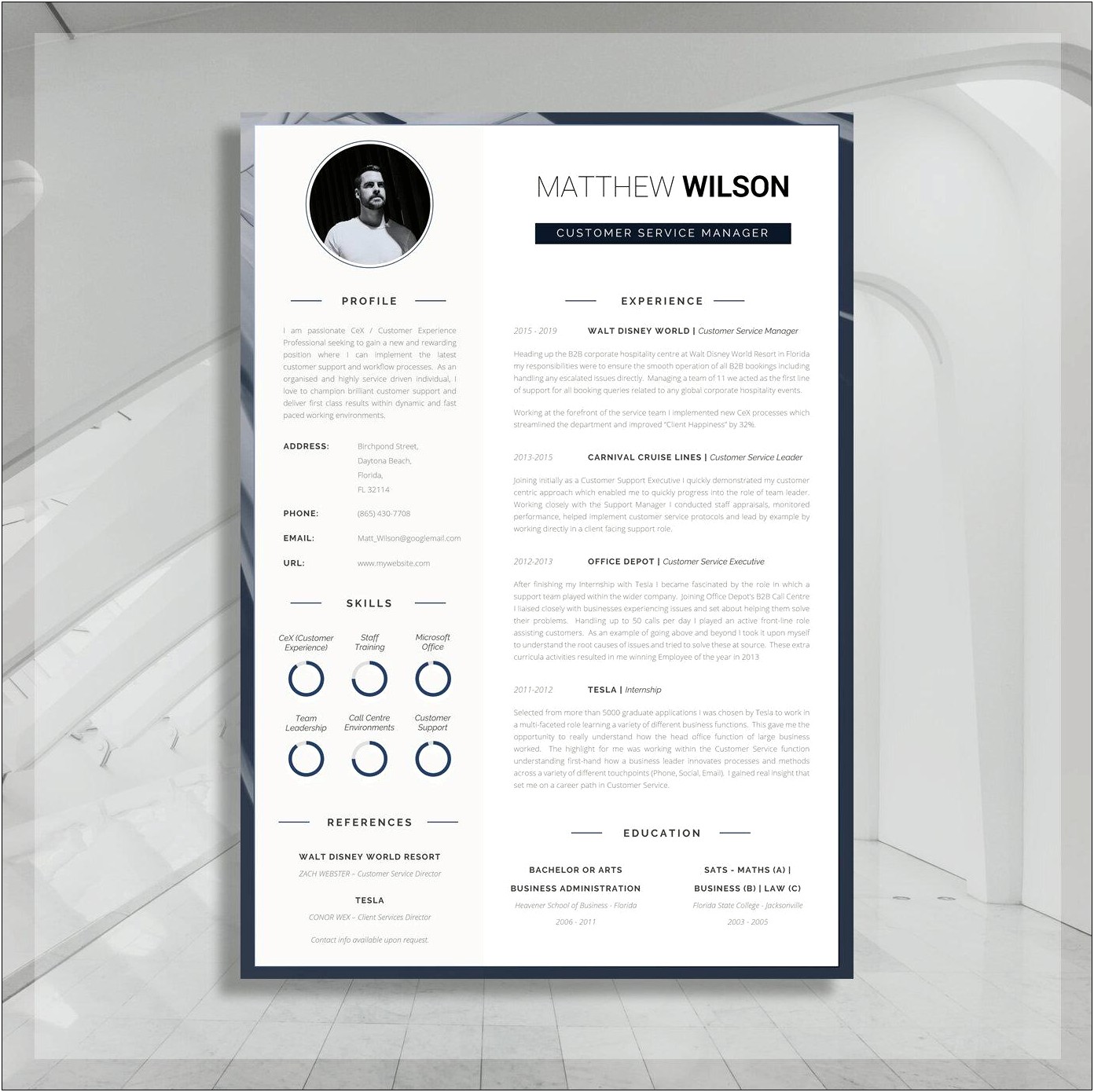 Professional Cover Letter And Resume Template