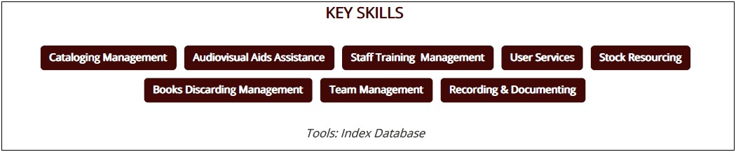 Professional Librarian Resume Summary Of Qualifications