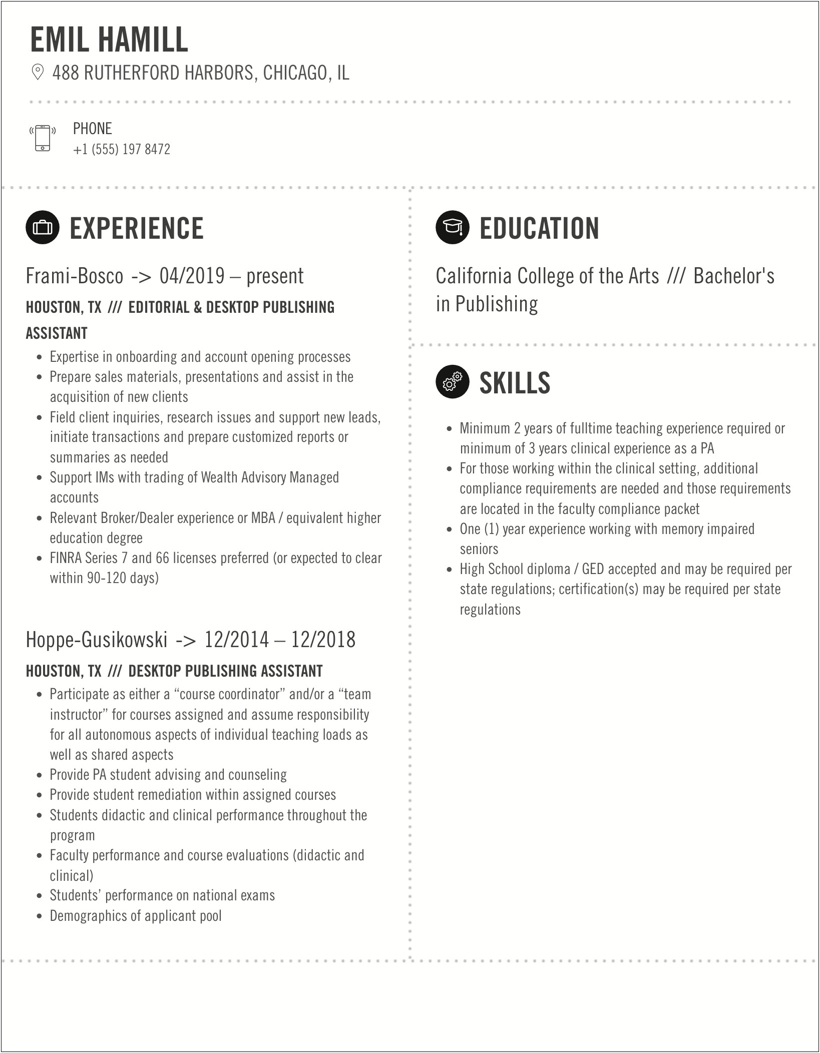 Professional Resume For Someone Working On Ged