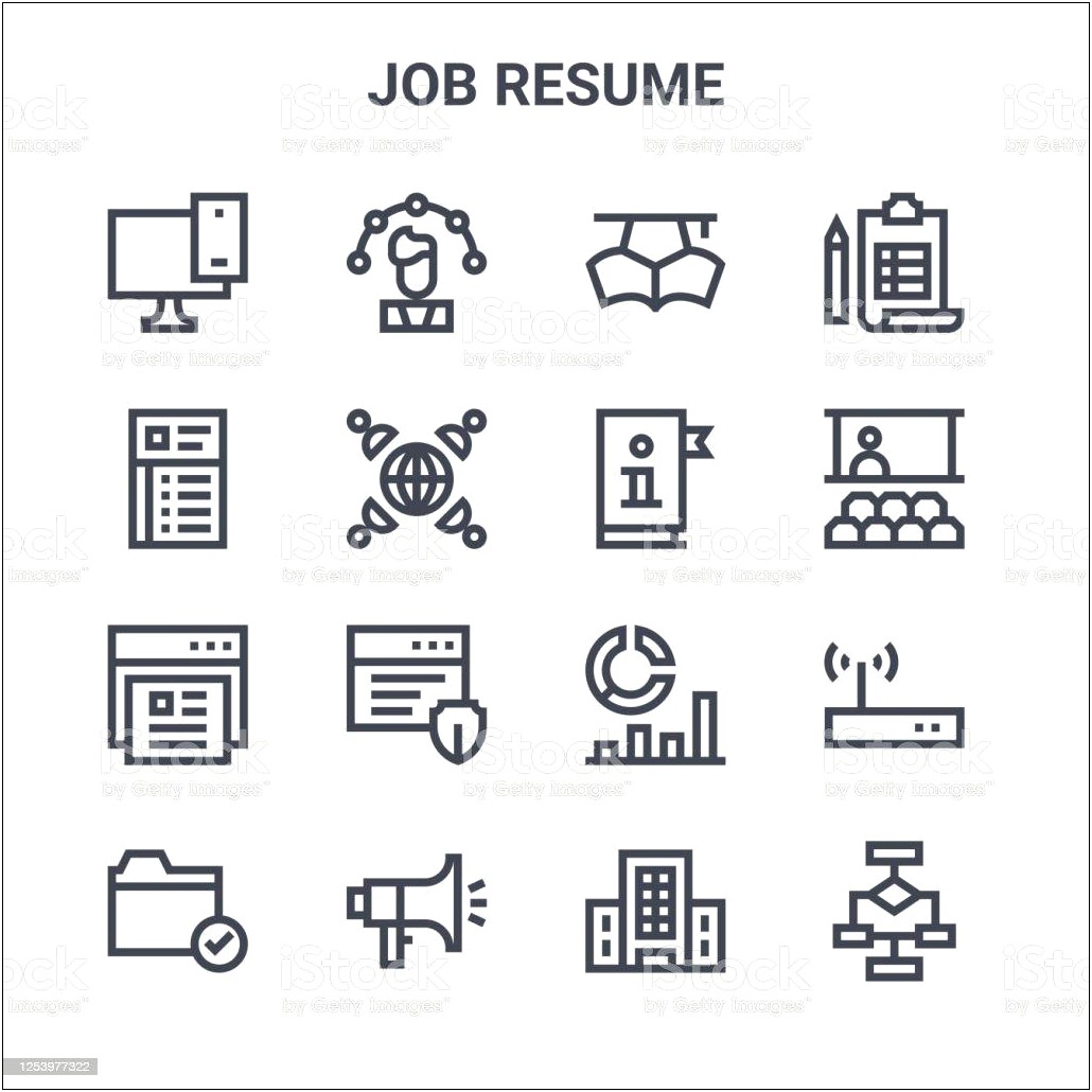 Profissional Summary Skills Symbols For Resume