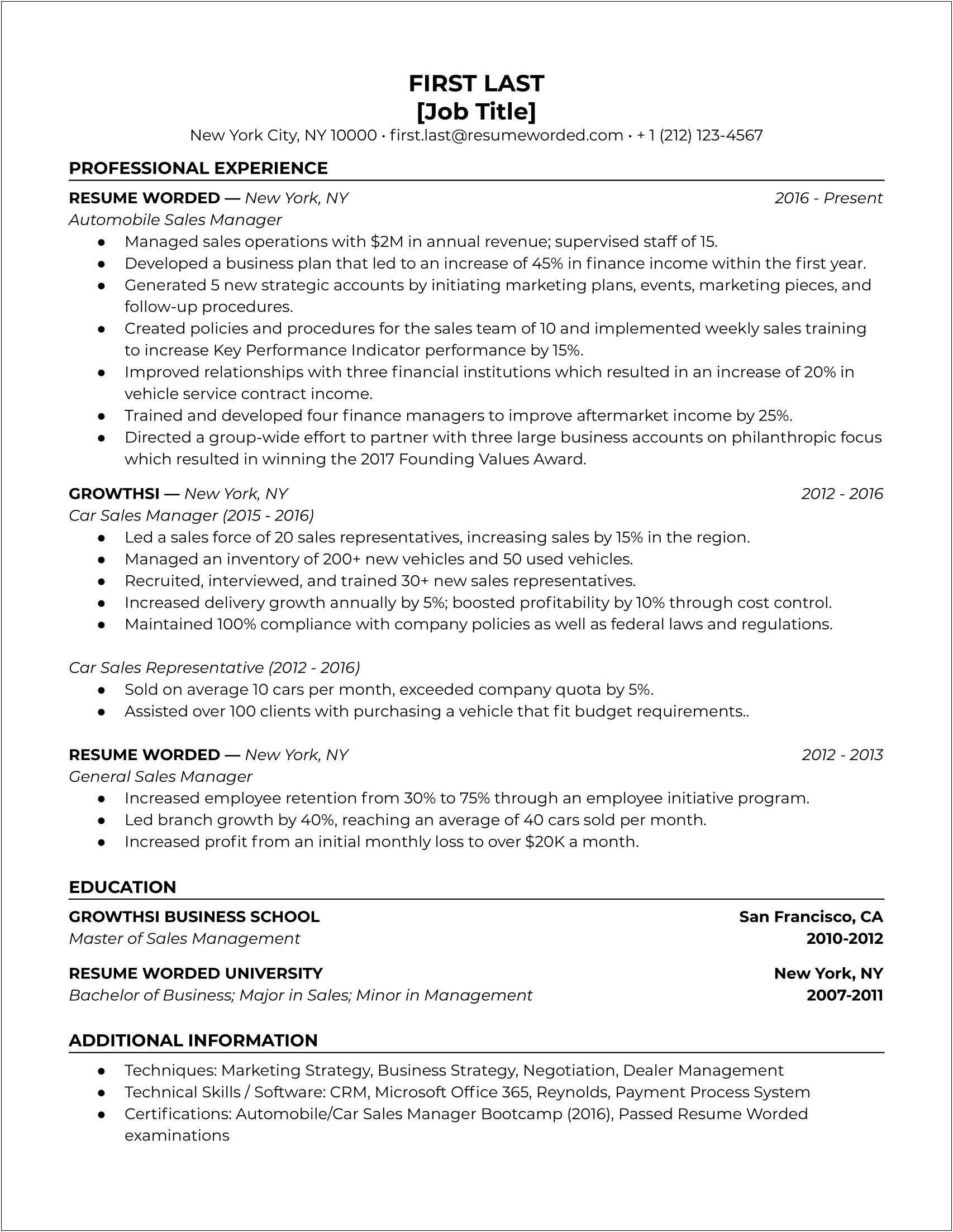 Putting Bought Out Company In Resume