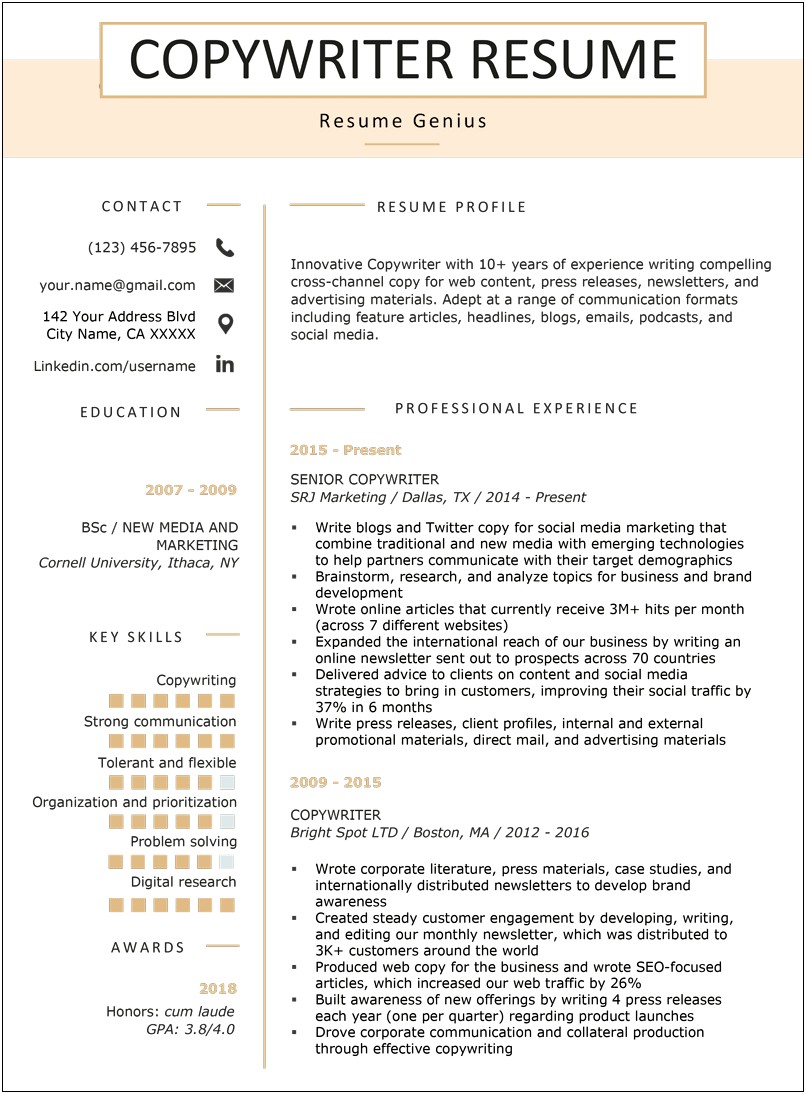 Putting Freelanc Writing On A Resume