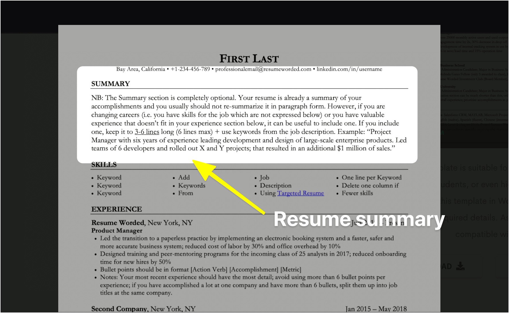 Putting Summary Vs Objective On Resume