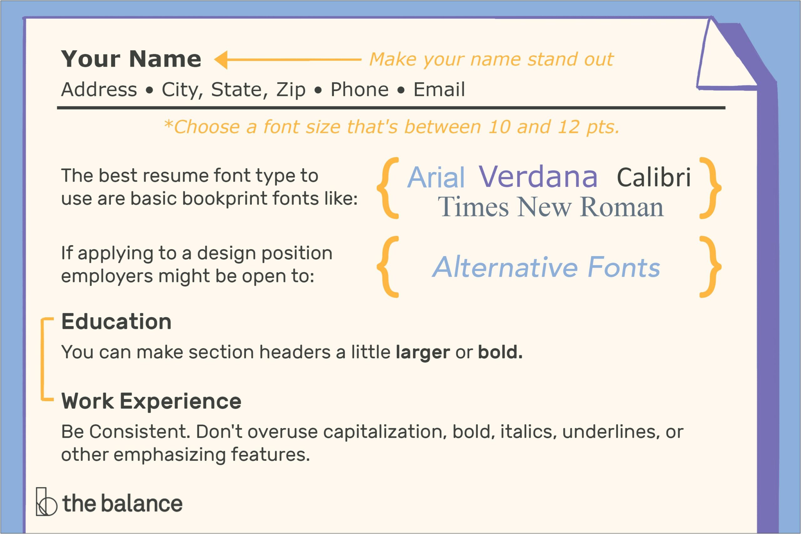 Putting Your Nickname On Your Resume