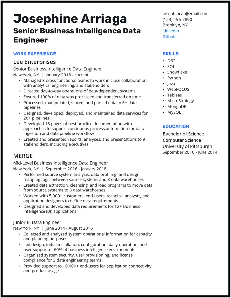 Python Operator Junior Lavel Sample Resume