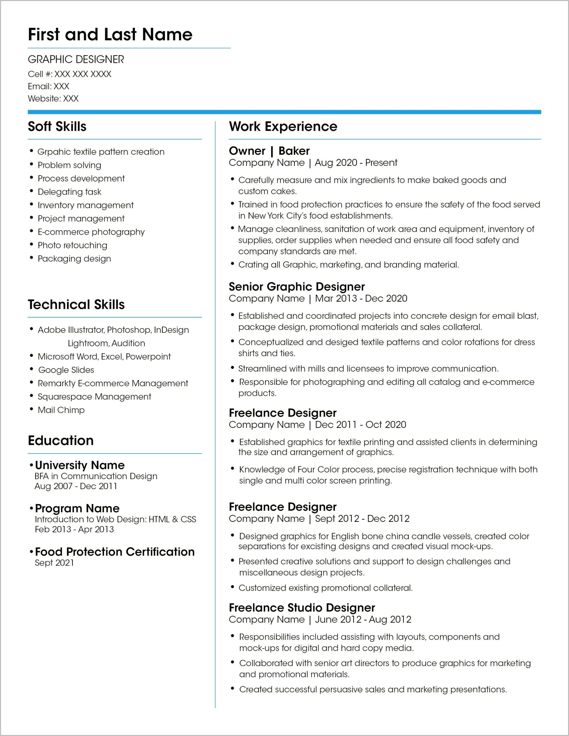 Really Good Looking Resume It Support