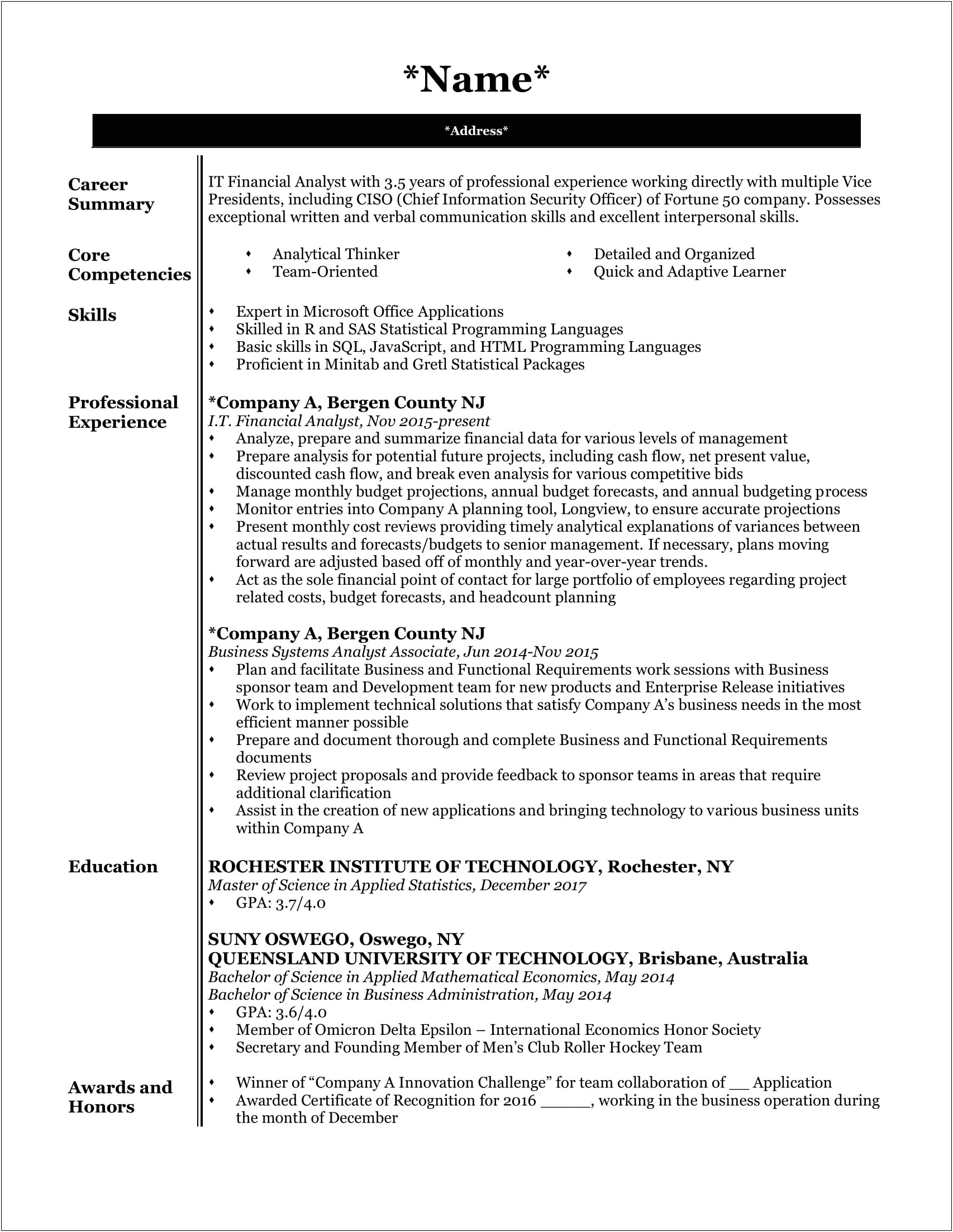 Reddit Job Resume I Can Copy