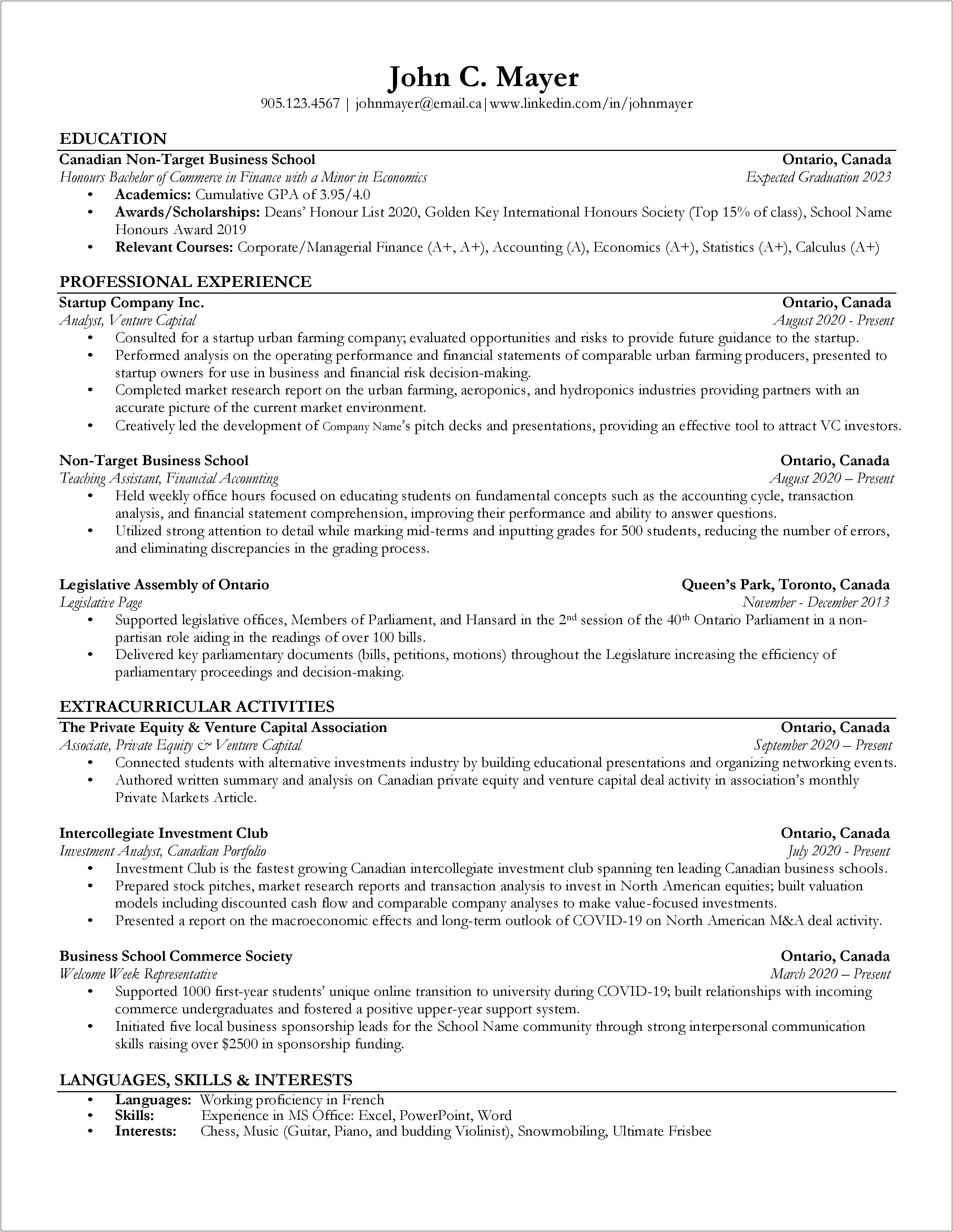 Reddit Writing A Resume With Too Diverse Experience