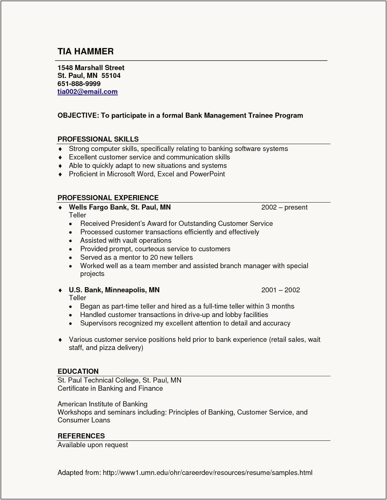 References Upon Request On Resume Sample