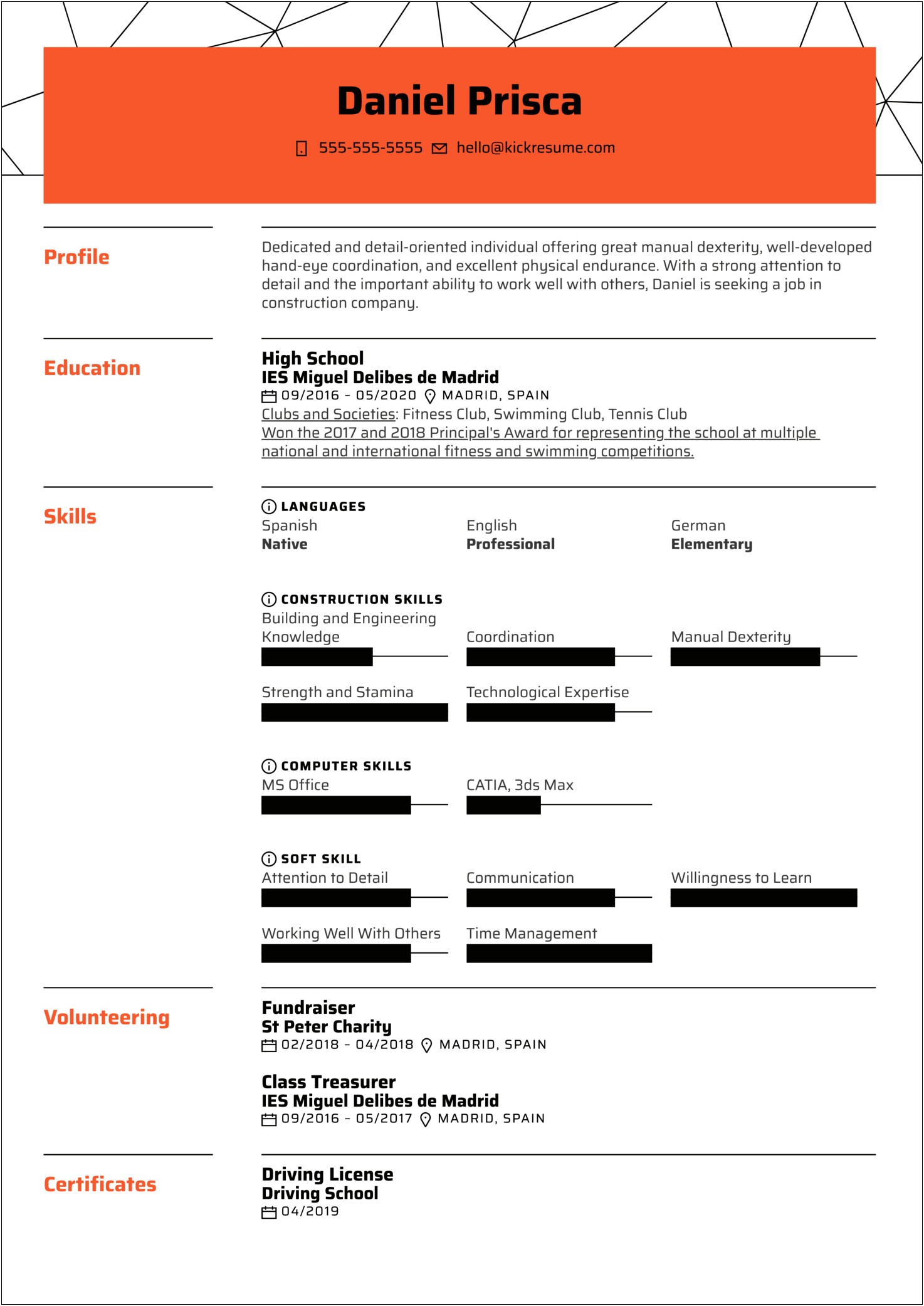 Related Experience And Other Experience On Resume