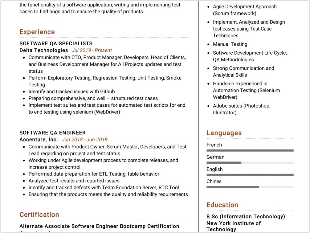 Release Of Information Specialist Resume Sample