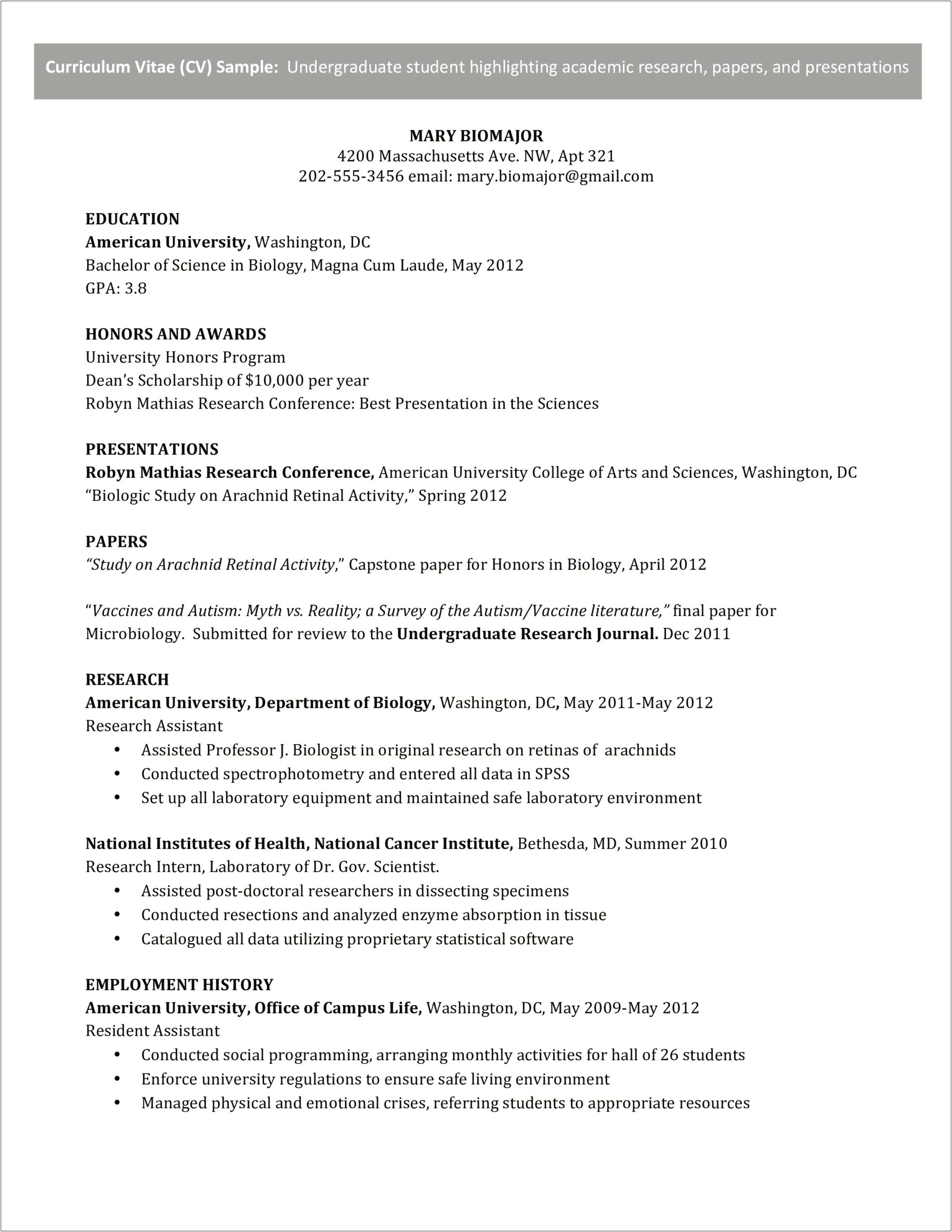 Resident Assistant Job Description On Resume