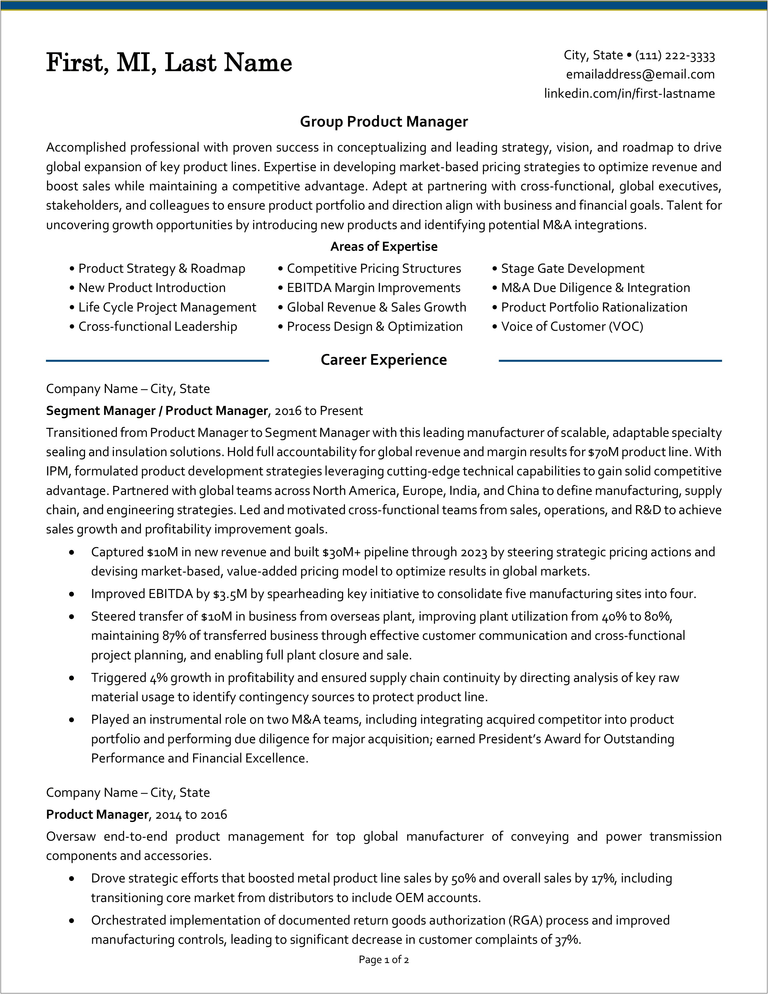 Resume Best Practices Tips Advice Example