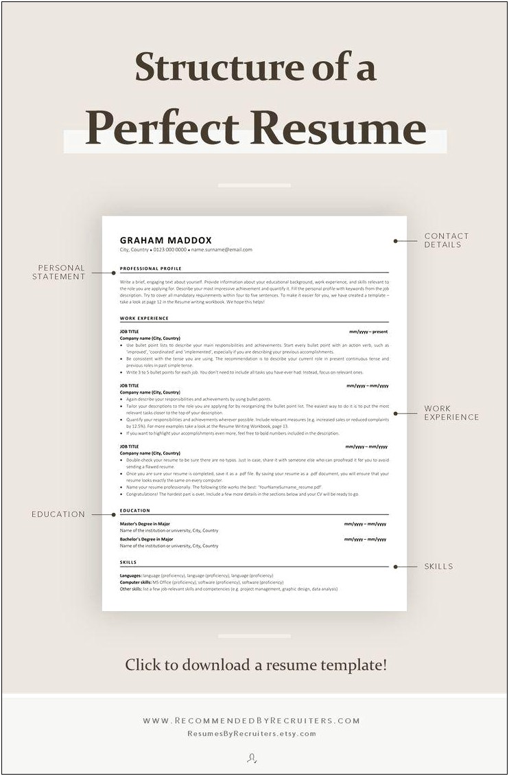 Resume Bullet Current Job Present Tense