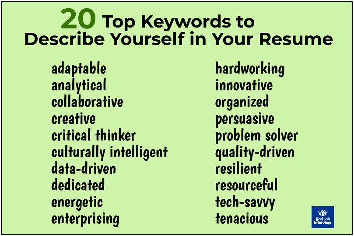 Resume Buzz Words For Financial Advisors