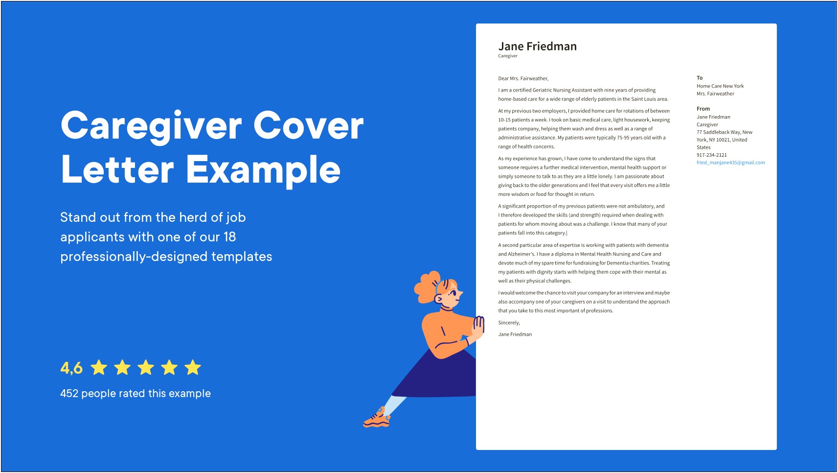 Resume Cover Letter Examples For Caregiver