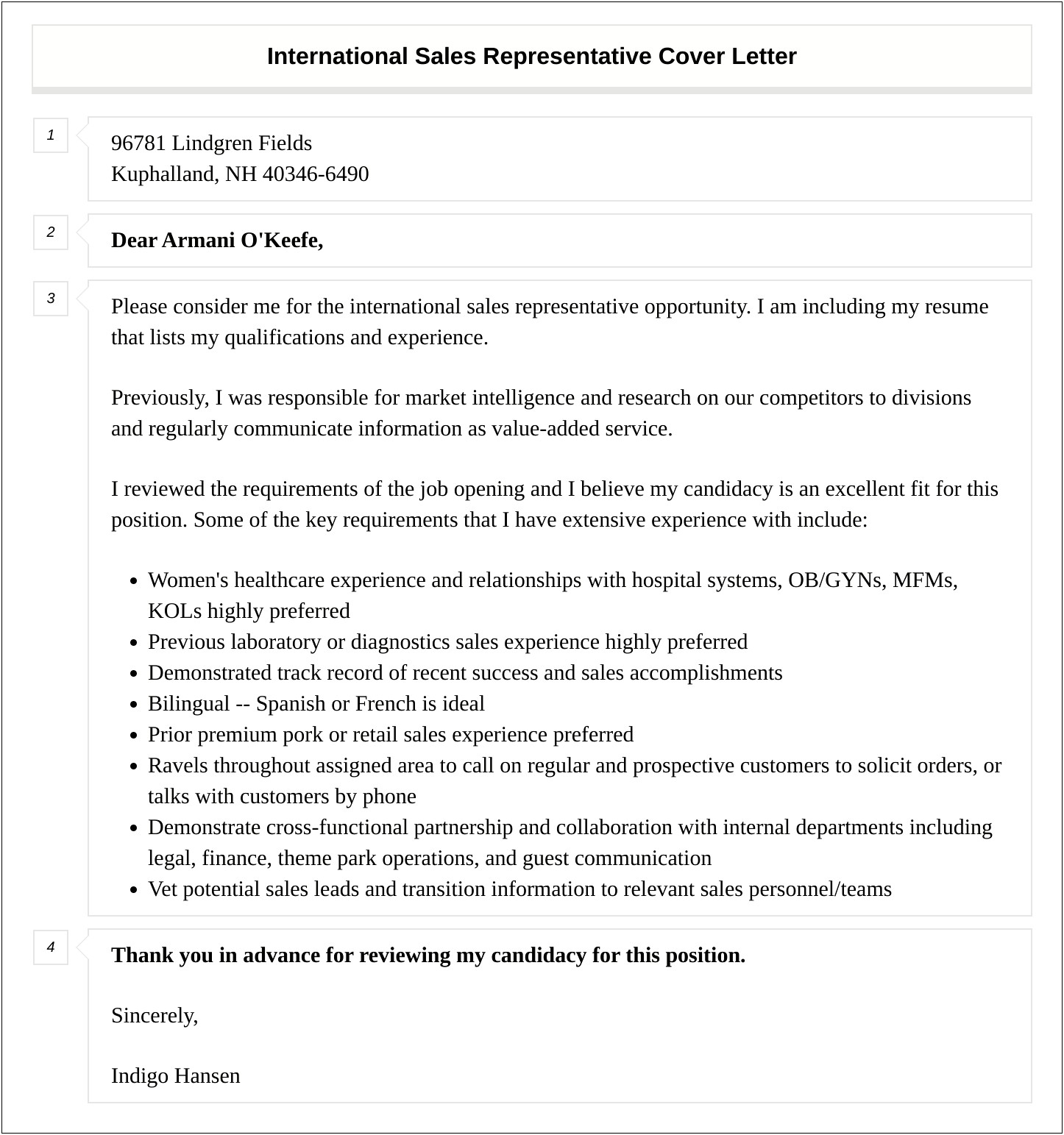 Resume Cover Letter For A Value Added Salesman