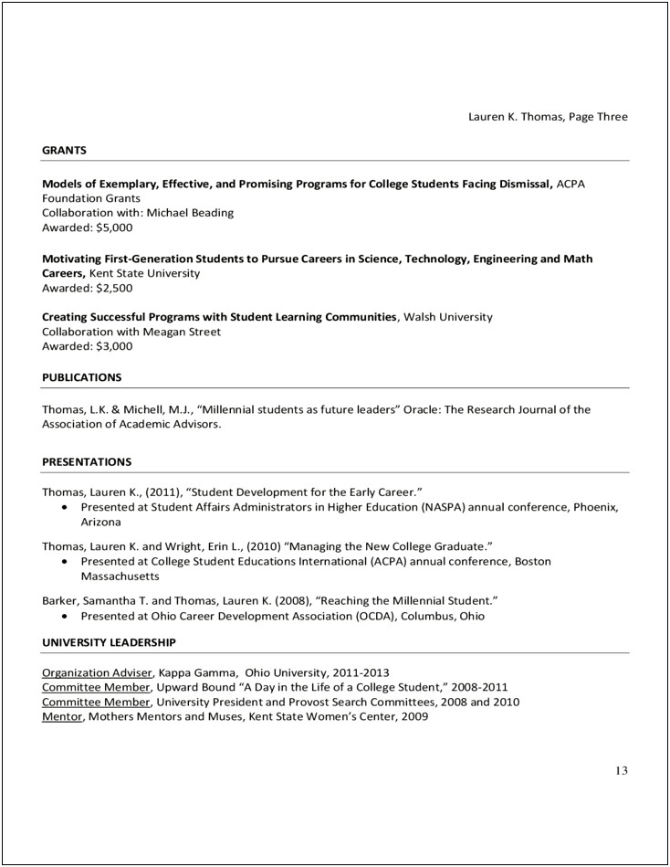Resume Cover Letter Sample College Student