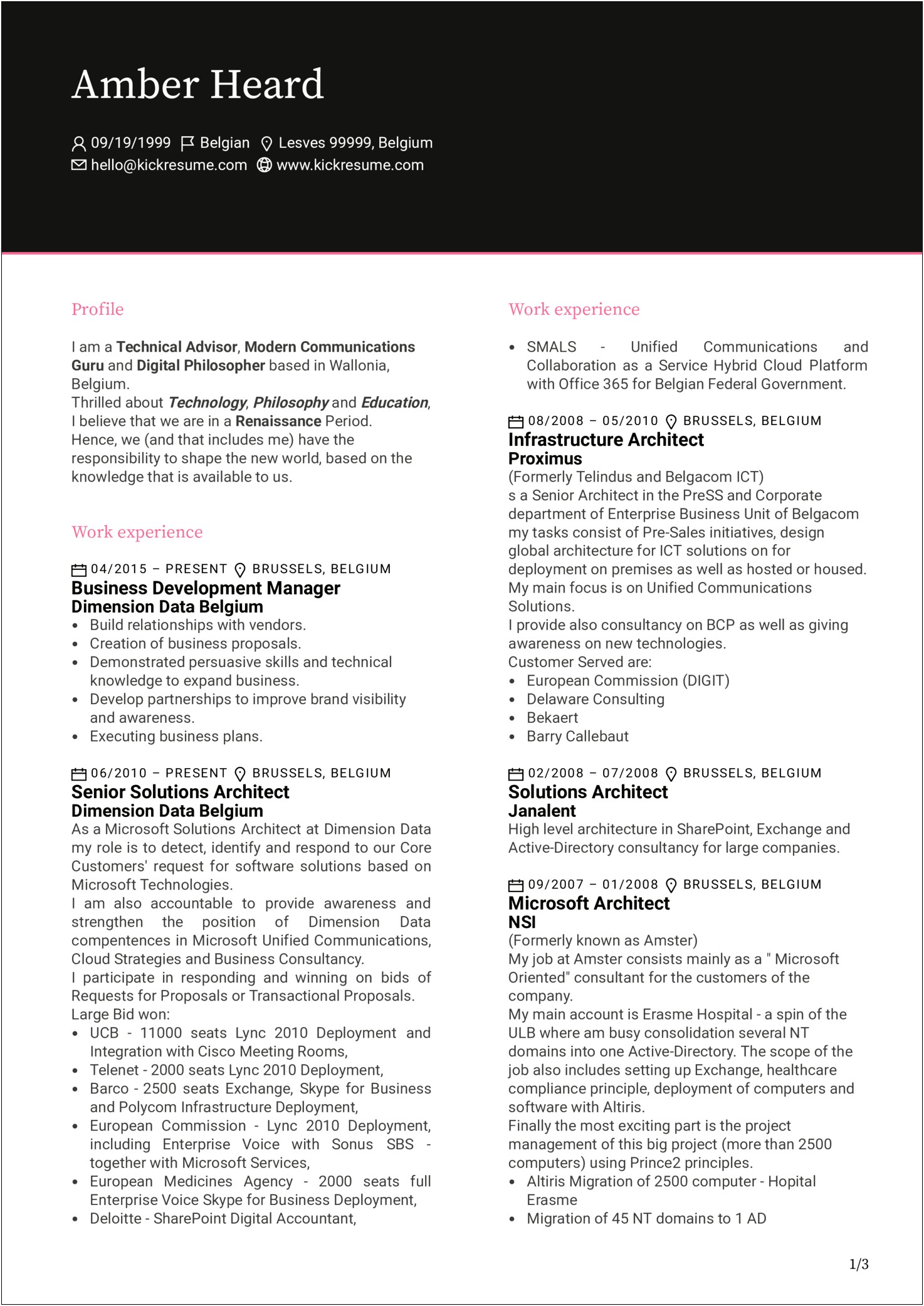 Resume Developed And Shaped Communication Skills