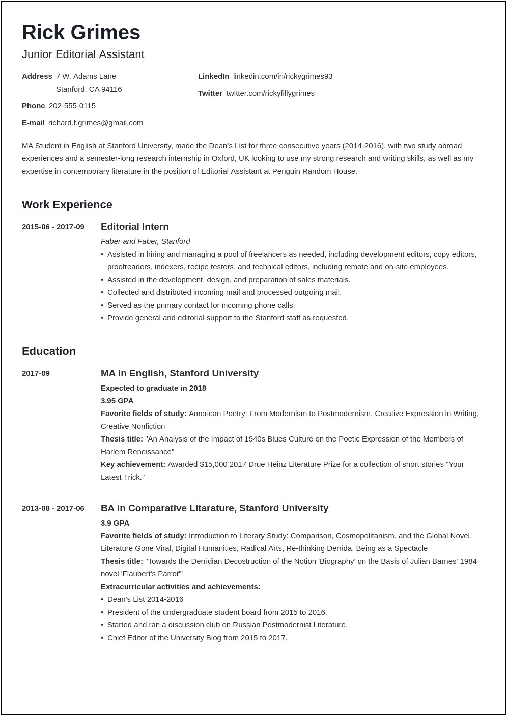 Resume Difference Between Skills And Experience