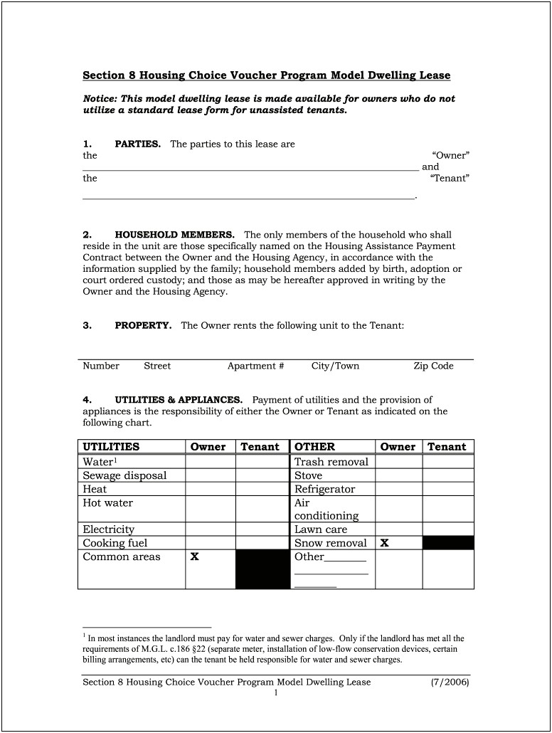 Resume Example For Housing Choice Voucher Program