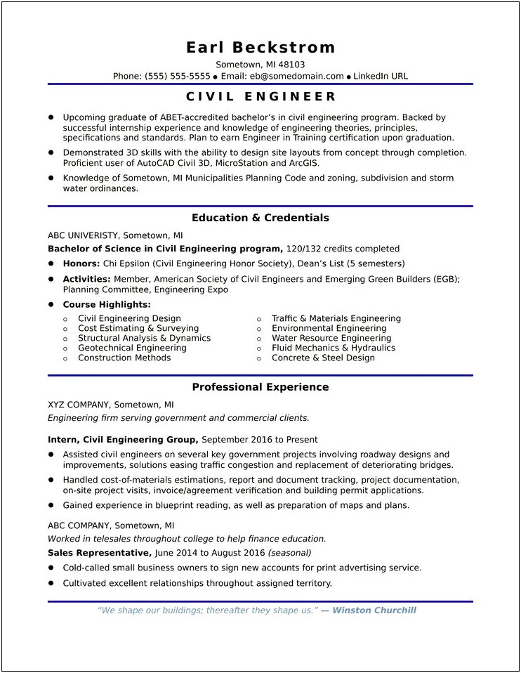 Resume Example For Student With No Experience Monster