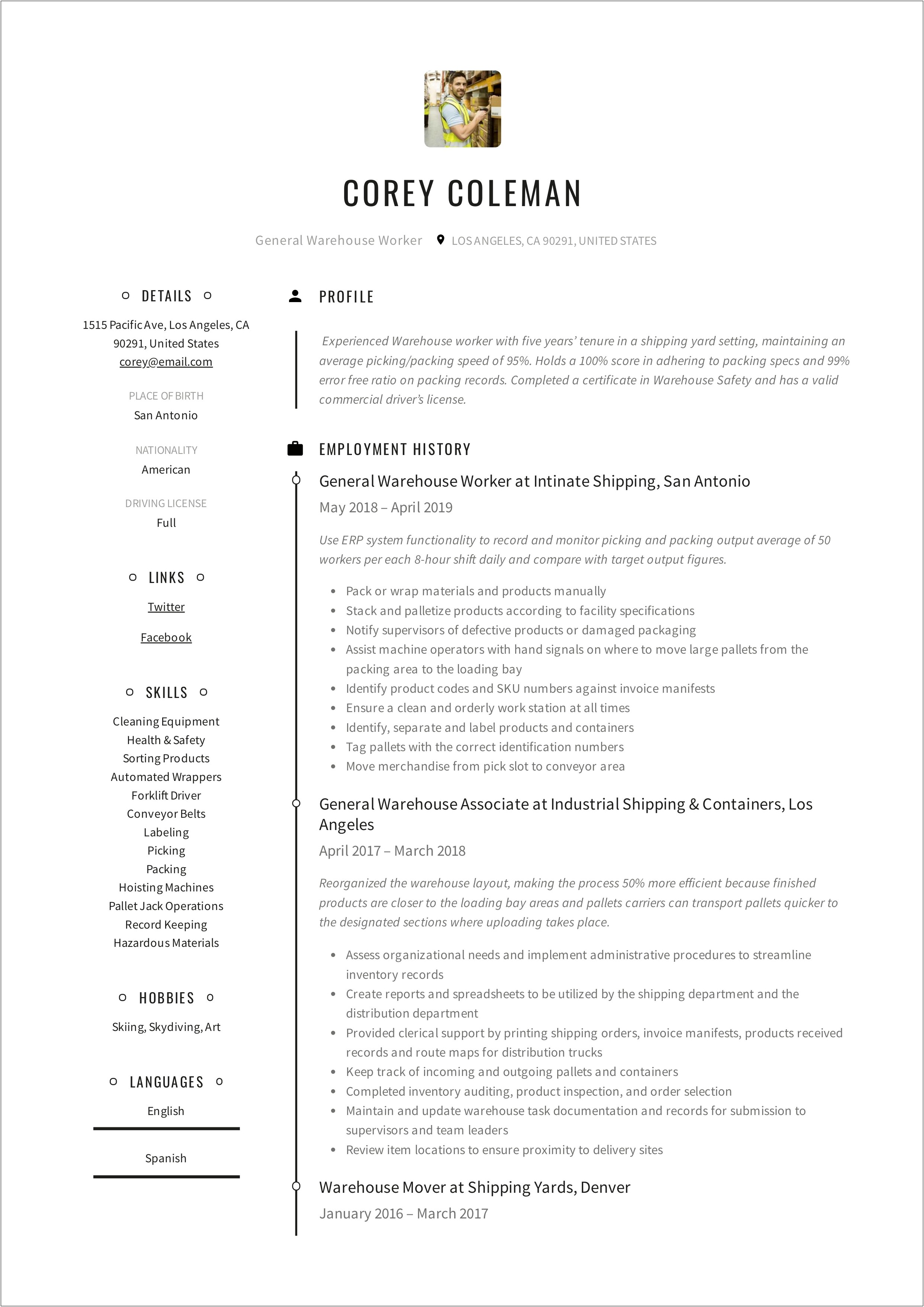 Resume Example Legal Data Security Storage