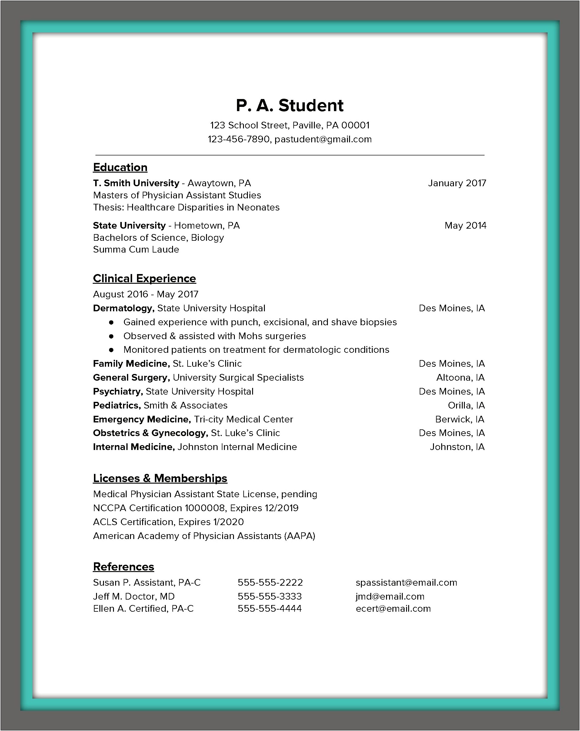 Resume Examples Of Graduated Summa Cum Laude