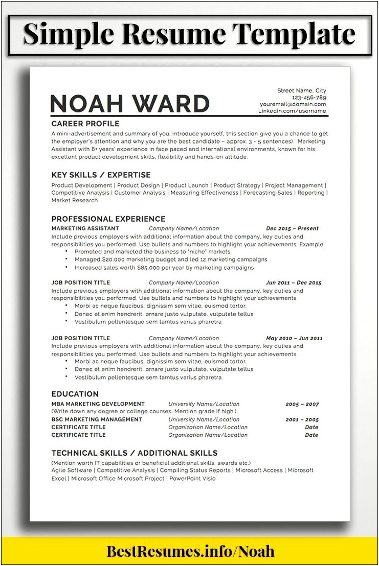 Resume Examples Put Down All Jobs