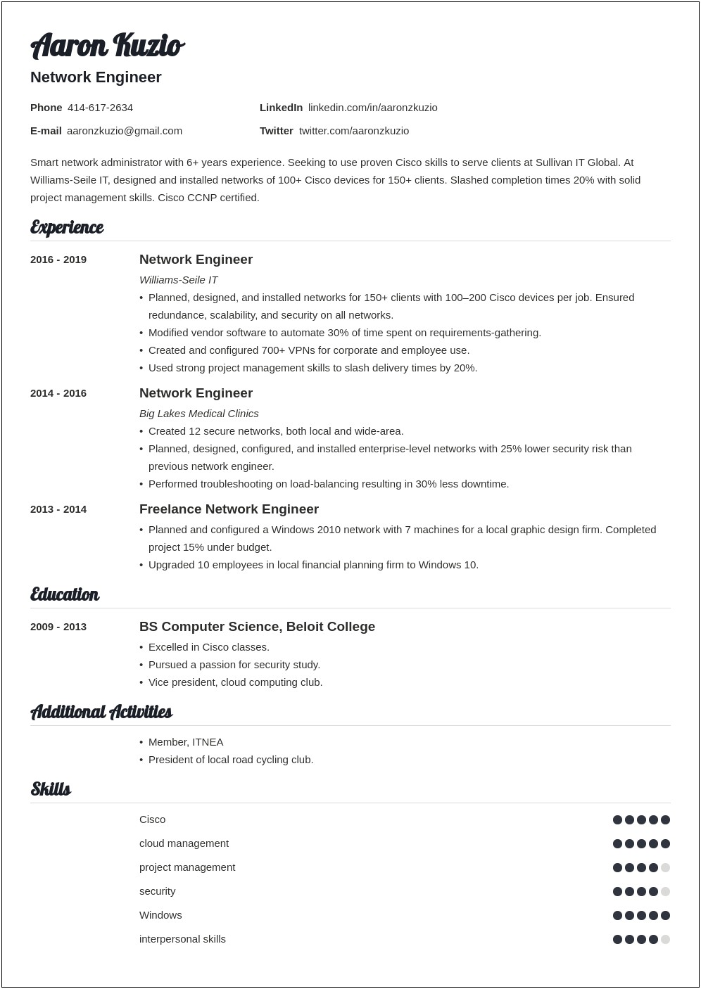 Resume Examples With Licenses And Other Experiences