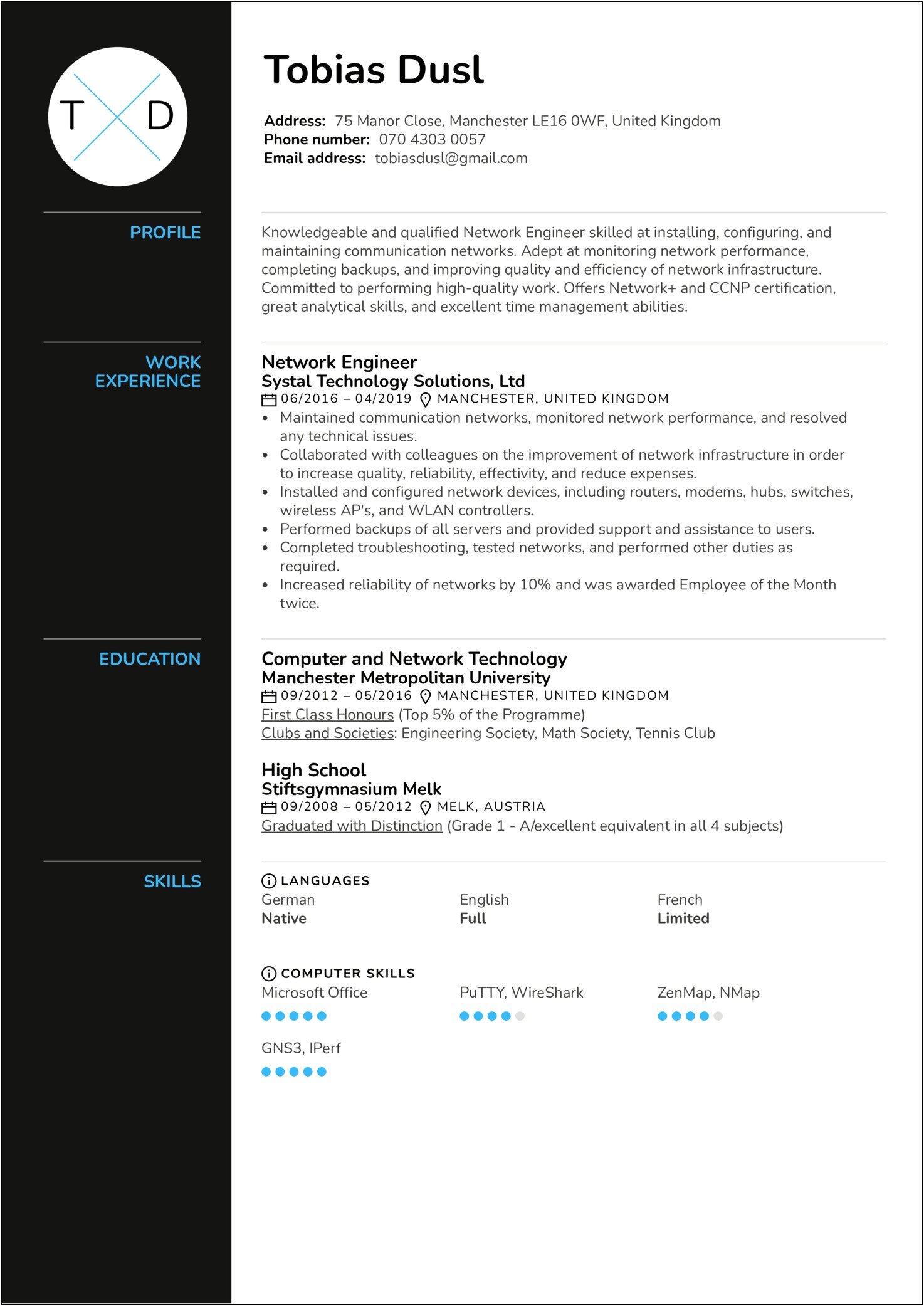 Resume Experience Examples For Grade 5