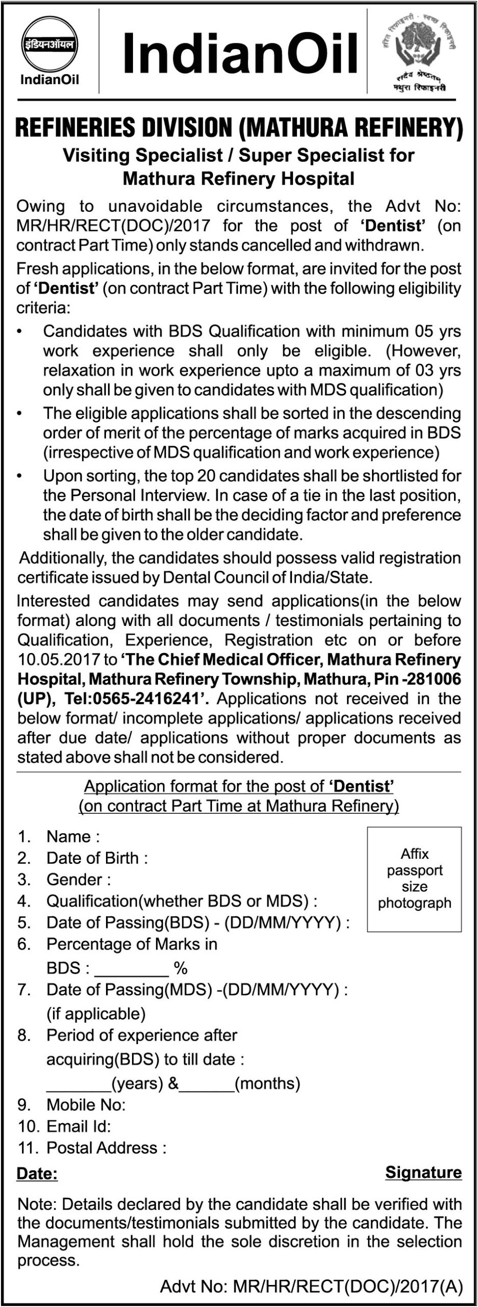 Resume For Dentist Job In India