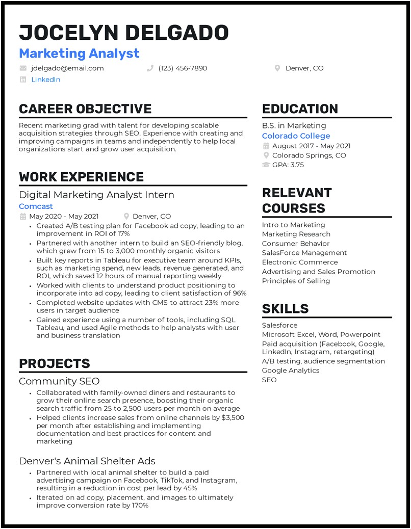 Resume For Entry Junior It Jobs