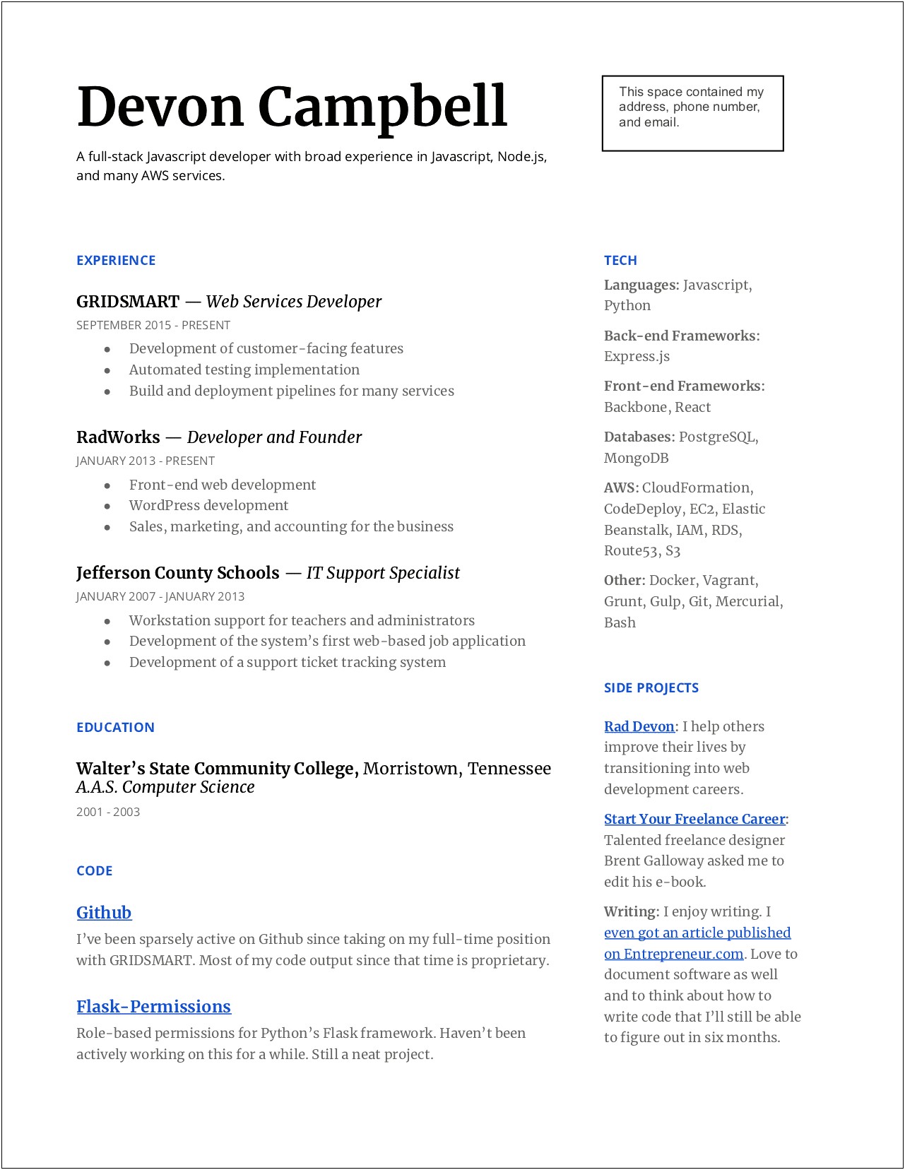 Resume For People Who Haven't Worked