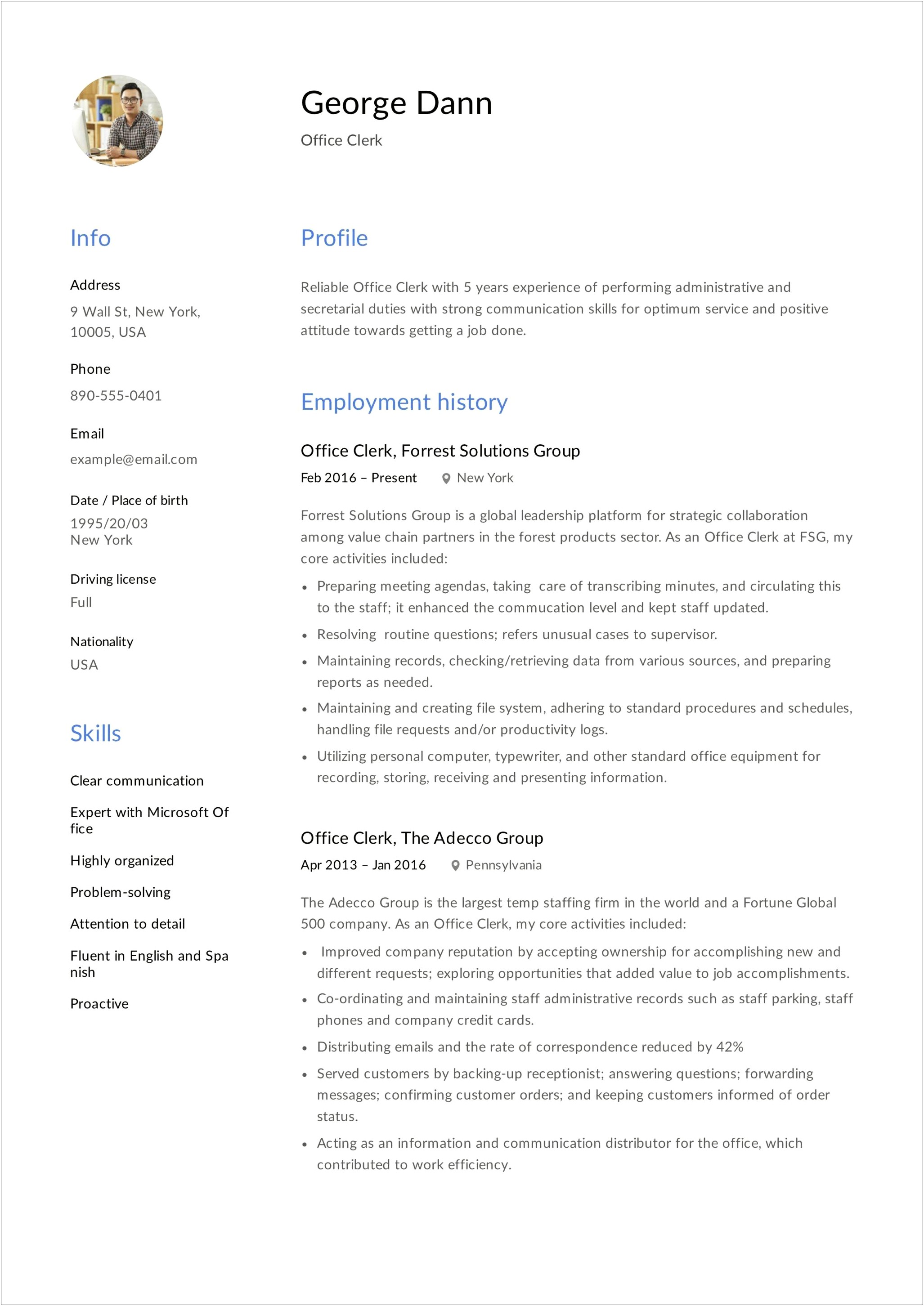 Resume Format For Government Job Philippines