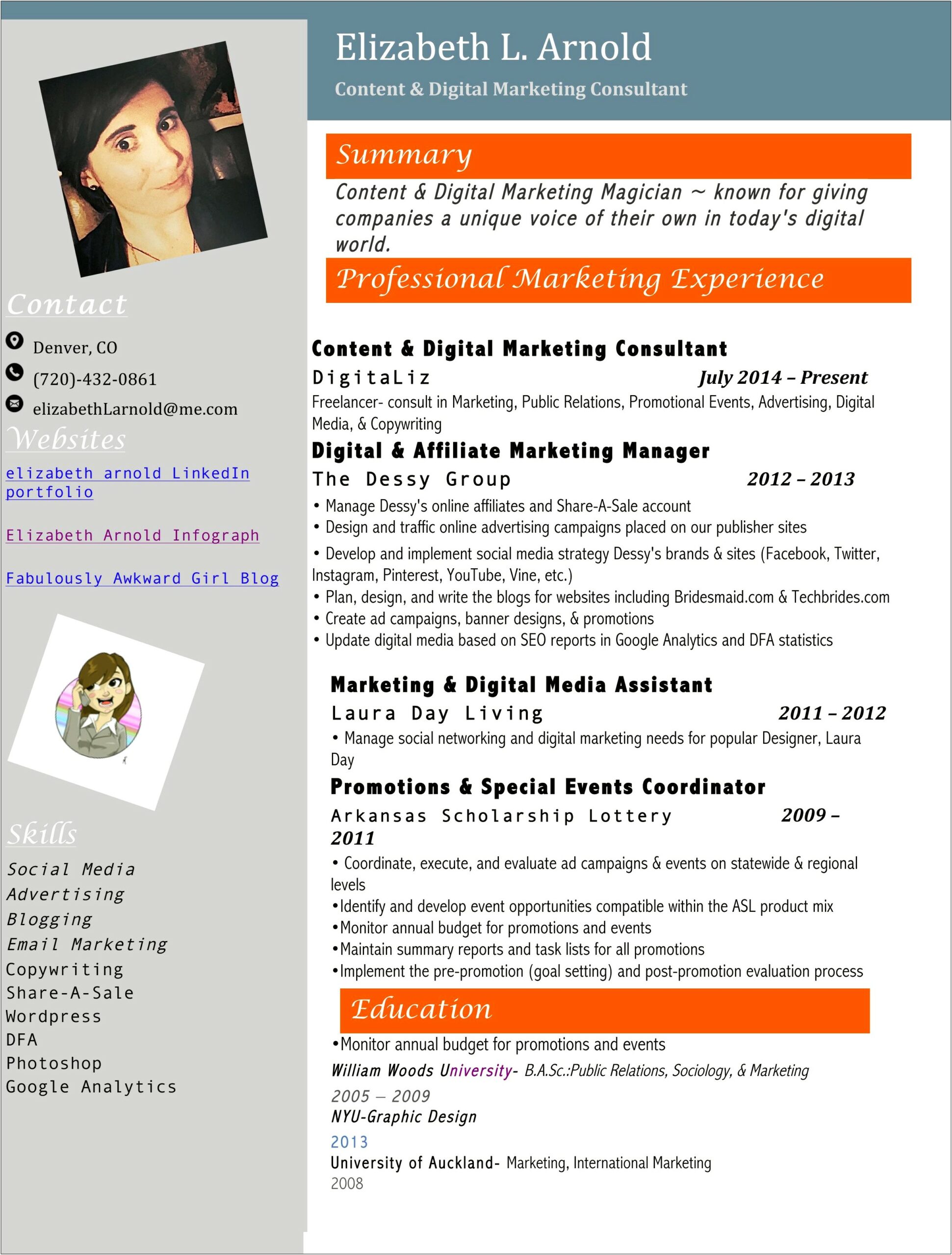 Resume Format For Marketing Job At Lottery