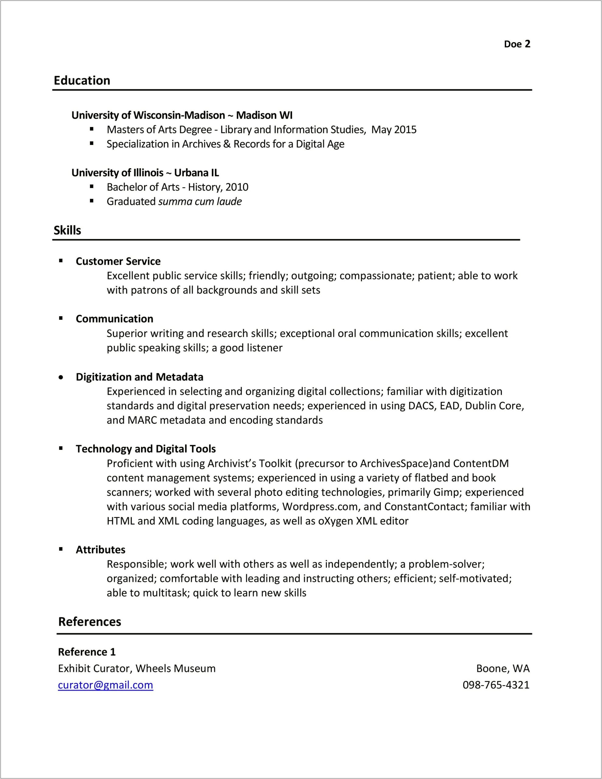 Resume Guide For Public Service Jobs