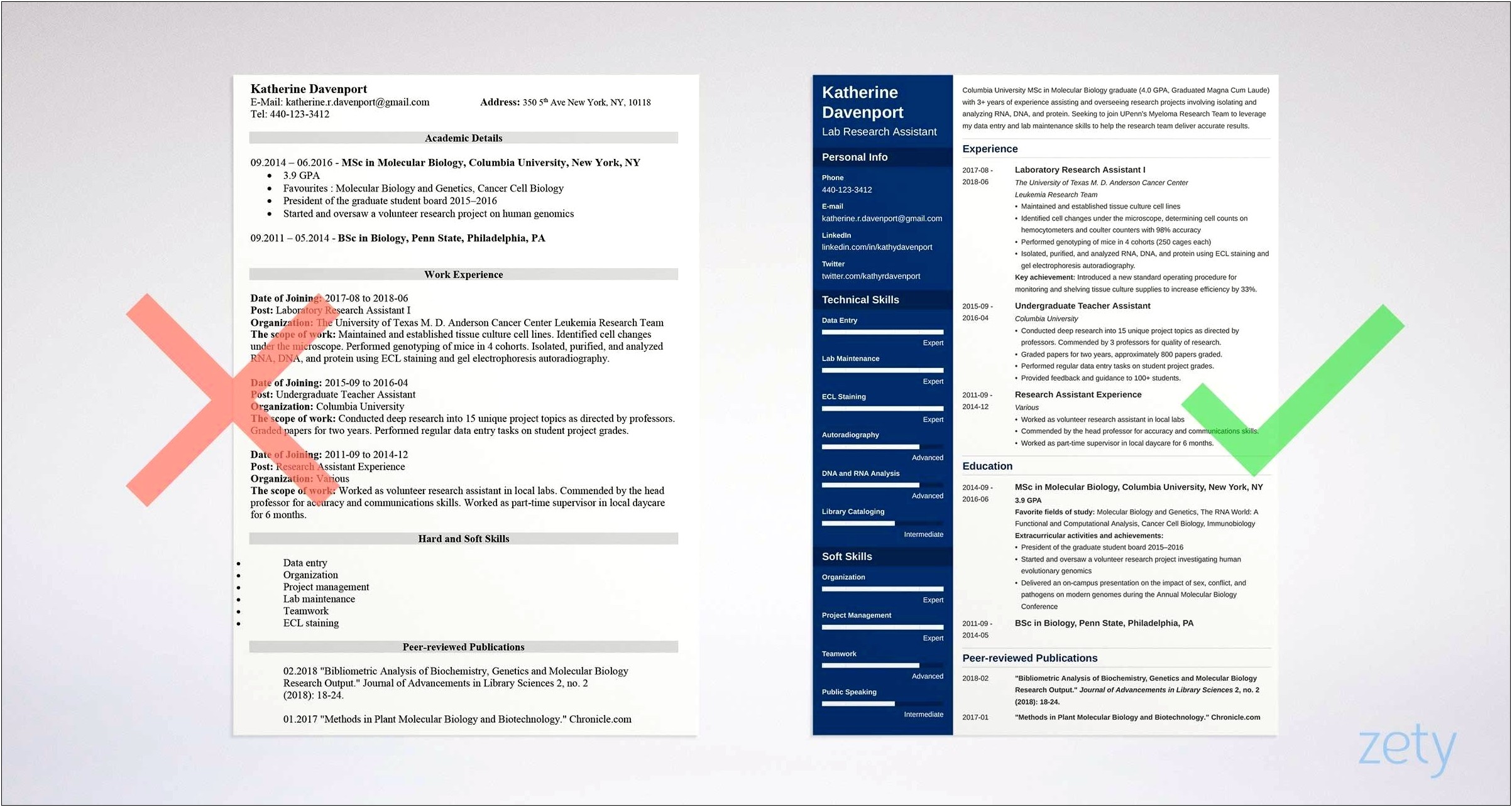 Resume Head Lines For Research Jobs