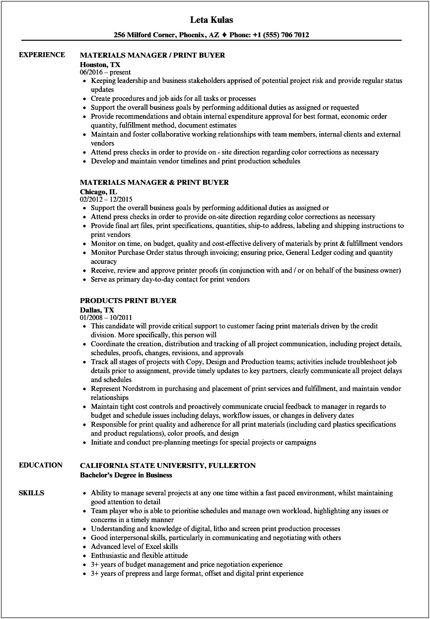 Resume Ideas For Copy Shop Worker