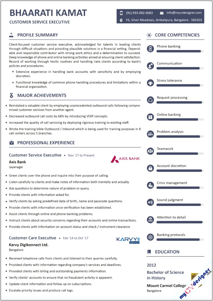 Resume Ideas For Customer Experience Manager